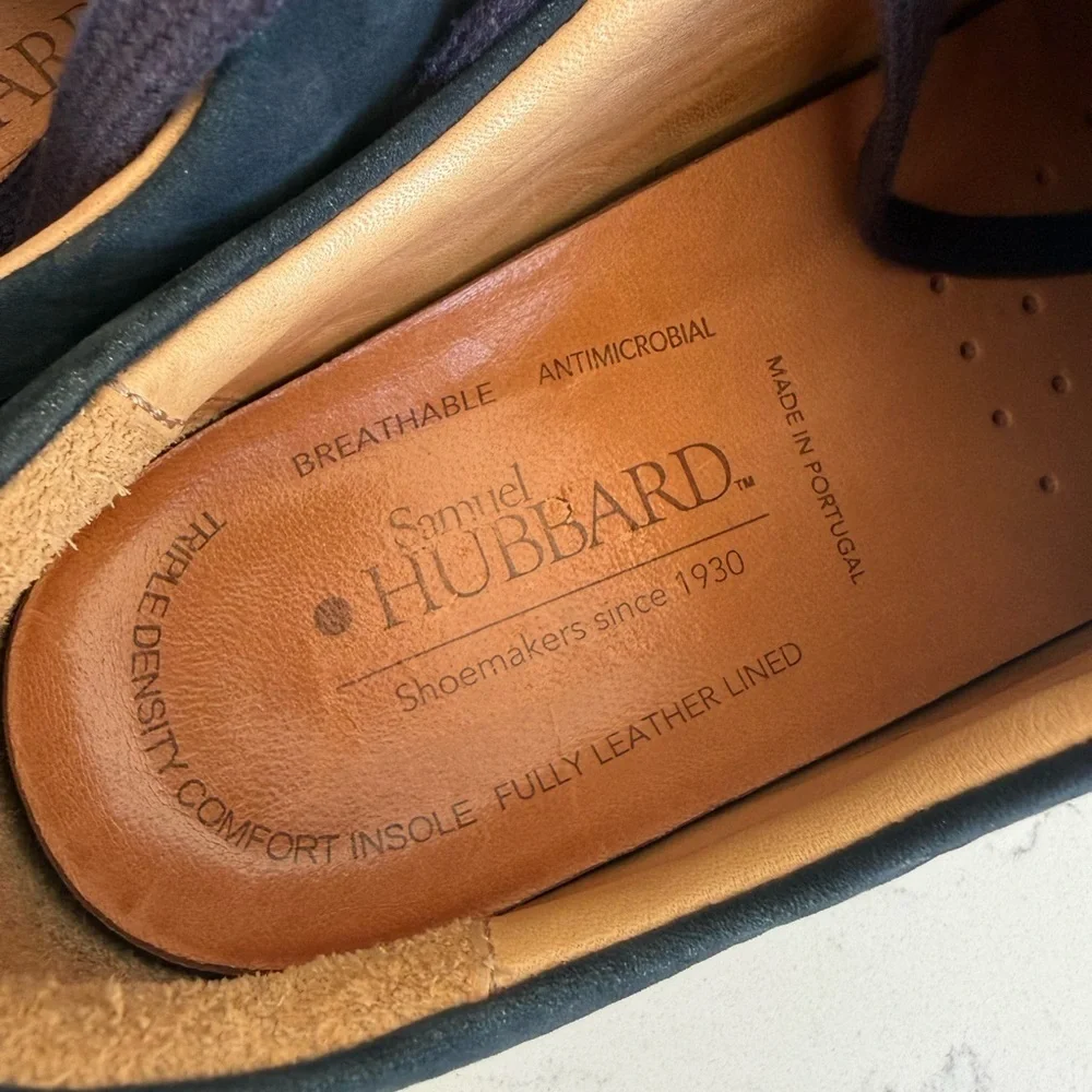 Samuel Hubbard Free Oxford Men’s Leather Shoes Size 8 Made in Portugal